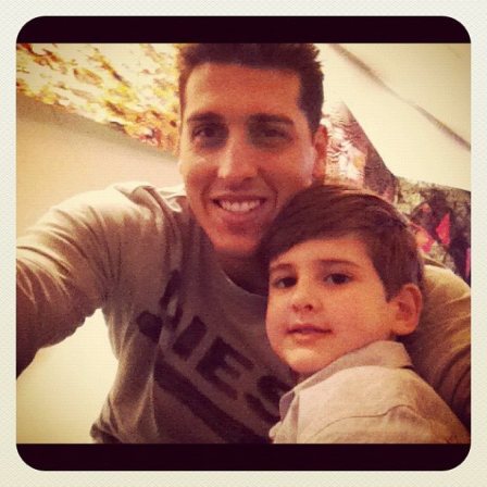 Sidão e o filho Rafael. Foto: Reprodução/ Instagram